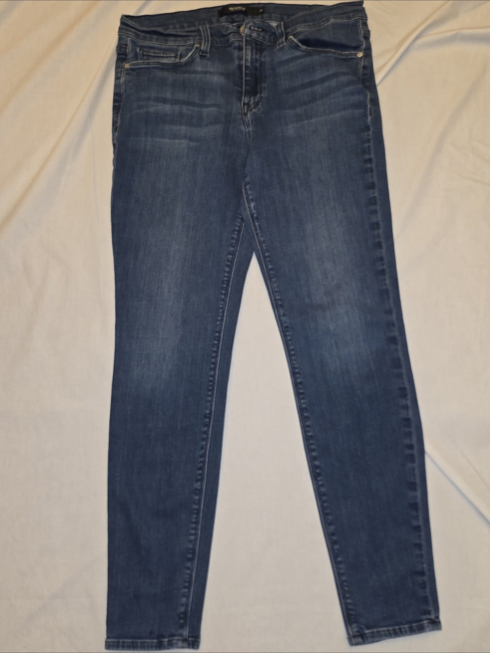 Hudson LA Nico Super Skinny Jeans Dark Blue Stretch Denim sz 29